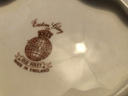Vintage James Kent Old Foley Eastern Glory platter