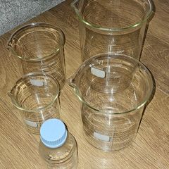Schott Duran glass beaker set