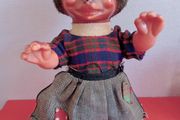 Vintage  Wind Up Hedgehog Doll 7" Tall 1950s-60s