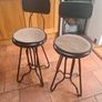 Pair of Dutchbone Ovid Industrial Counter Stools in excellent condition. Image 6