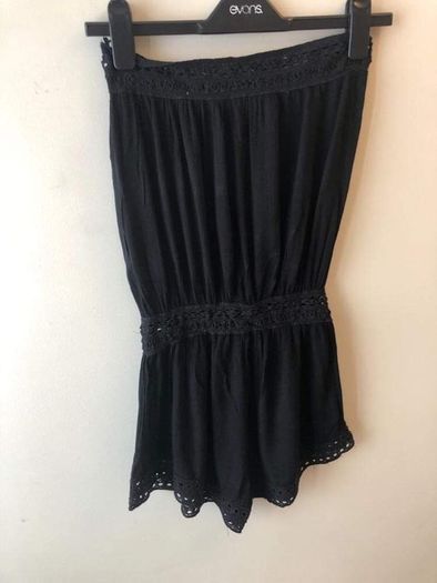 Black playsuit (size 8)