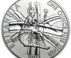 2011 UK 2 Pounds 1 oz Silver Bullion Coin Britannia BU (In Capsule)