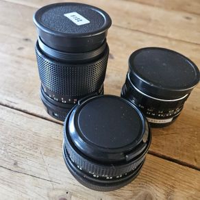 Set of vintage lenses