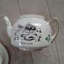 Carrigakine Pottery Cork Ireland Tea Pot And a pottery  carraigaline  stand plate Image 8