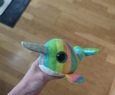 Free narwal stuffed toy