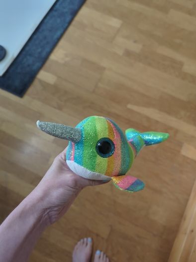 Free narwal stuffed toy