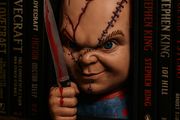 Chucky Book Nook - Horror Bookshelf Insert - Hand Painted Resin Figure