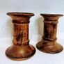 vintage pillar candle holders Image 2