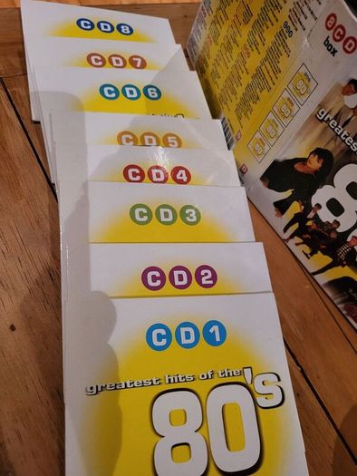Relive the Magic of the 80s with 8 Packed CDs