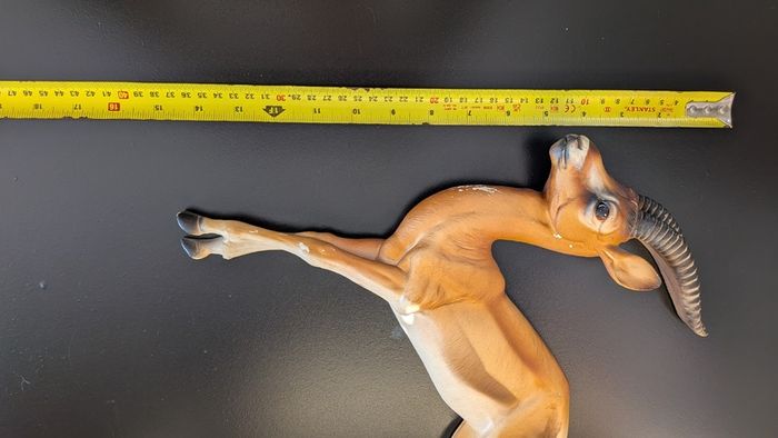 Rare Bossons Fraser Art Leaping Gazelle Wall Plaque 1970s Vintage