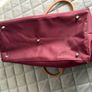 La Bagagerie bordeaux/burgundy nylon travel tote or weekend bag Image 3