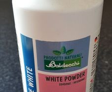 White dog tear stain remover powder