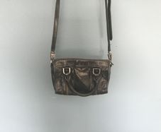 Zadig and Voltaire black leather crossbody bag