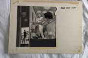 Vintage 50's /60's original pulp fiction magazine art