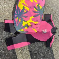board and wet suit