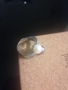 French Vintage pearls ring