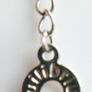 Silver Plated Equilibrium Necklace and a decorative cross length 18" - 4,6g Image 4