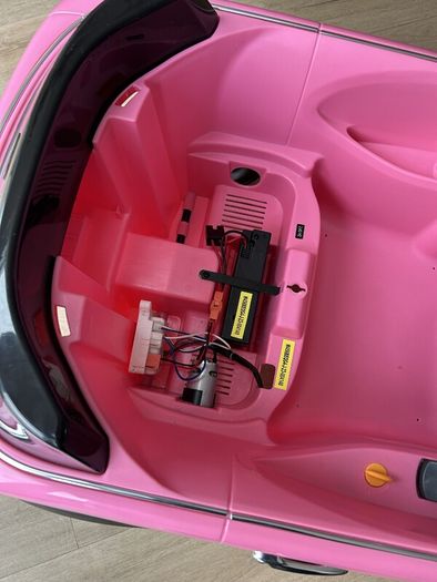 Electric Pink Mini Cooper Ride-On Car 6V
