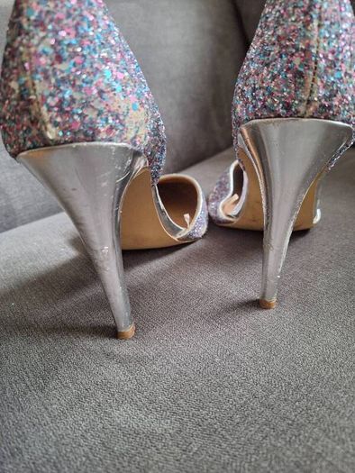 High Heels/Womens Glitter Heels ..  Size: UK 5 ..  Price Drop