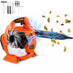Gas Leaf Blower, 26CC 2-Cycle Handheld Leaf Blower with A Fuel Tank, 2-in-1Gas-powered Blower 425CFM Air Volume 156MPH Speed