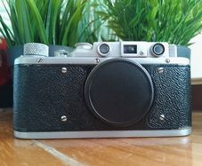 Refurbished Zorki-1 Cla'D New Curtains, 35mm Film Camera, EXC+ Condition,M39 Leica Mount, 634301