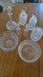 Glass decanters/bowls