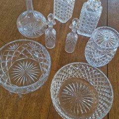 Glass decanters/bowls