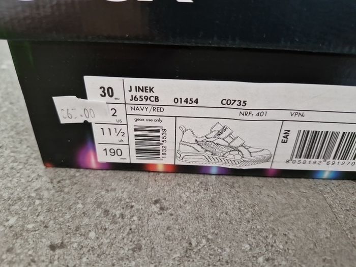 Geox Lights Trainers EU30 Soccer motif