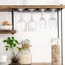 Glass Drainer, Glass Holder Stand with 4 Rails Image 4