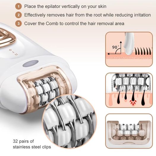Brand New 2-in-1 Intimate Hair Remover Electric Epilator & Shaver
