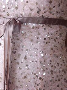 Baby pink cocktail dress