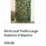 Birch Leaf Trellis Large - Brand new Image 4
