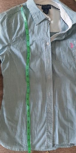 U S Polo Assassin XS Cotton striped shirt in very good condition with no issues see last two photos for exact measurements FREE STANDARD POSTAGE on