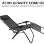 Foldable and Adjustable  2 Set of  Relaxing Recliners for  Garden Chairs, Camping Chairs, Patio and Balcony Image 3