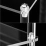3 Tier Clear Acrylic Display Stand Retail Riser for Pop Figures, Cupcake, Dessert, Perfume, Nail Polish, Condiment, 30x21x15cm Image 4