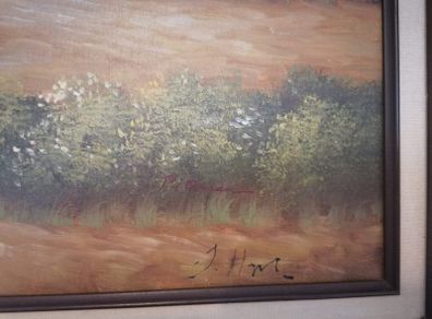 Large oil painting