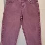 MANGO mauve high waisted frayed bottom jeans Sz 34 (Fit 8UK) - Bnwot Rrp 39.99 Image 2