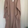 New Long Fleece CardiganWith Pockets Image 2