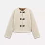 Zara double-faced jacket with toggles Image 2