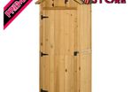 Garden Shed Vertical Utility 3 Shelves Shed Wood Outdoor Garden Tool Storage Unit Storage Cabinet, 77 x 54.2 x 179cm (FREE SHIPPING)