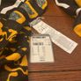 SAMOON new scarf  / shawl with tags on in black, burnt orange and white Image 7