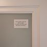Bargain! Door: White Primed Carrick 1P With Frosted Glass Image 2
