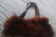 Brown Fur Bag