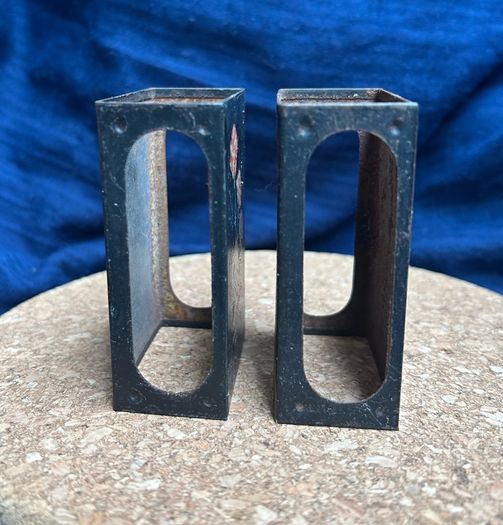Pair of Antique Bryant May Match Box Covers/Holders