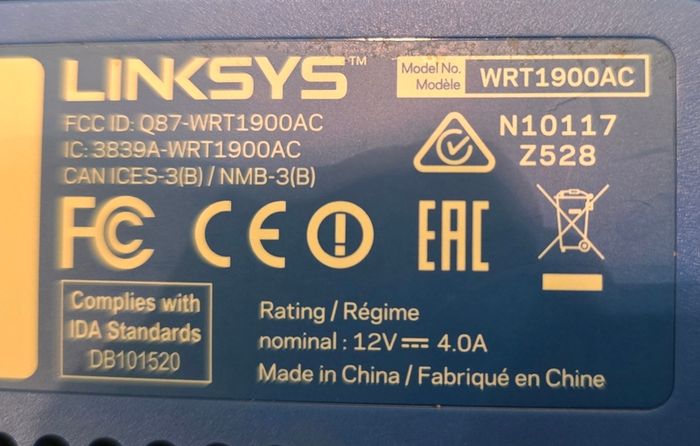 Linksys WRT1900AC