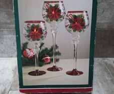 Christmas candlelight glasses