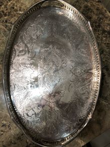 silver tray