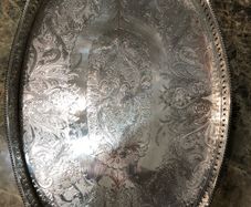 silver tray