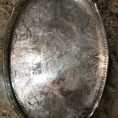 silver tray