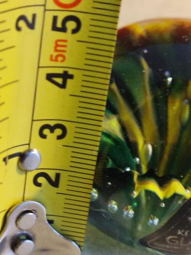 Kerry Irish Art Glass Paperweight Hand Blown in a Jade to Emerald Green 1980s